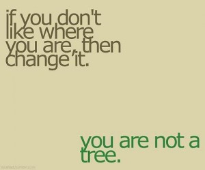 you are not a tree