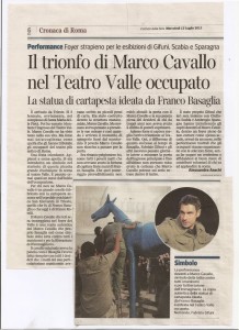 Il trionfo di Marco Cavallo   Corriere-0001